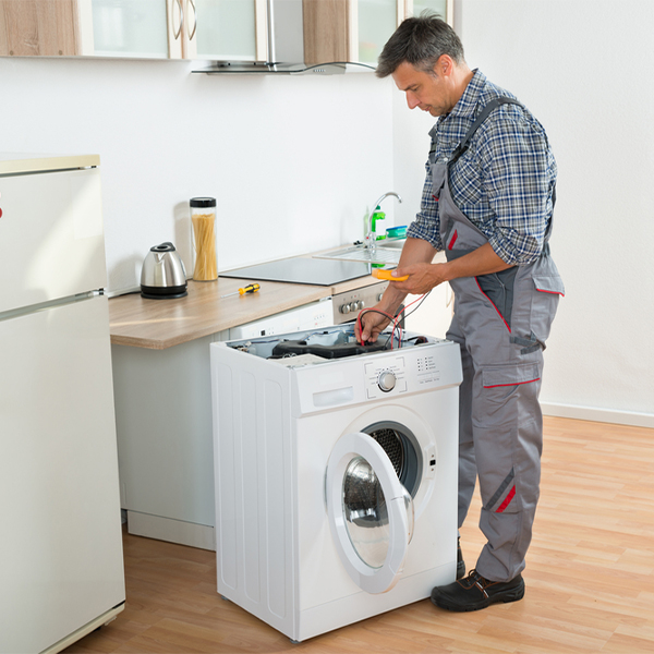 can you walk me through the steps of troubleshooting my washer issue in Easton